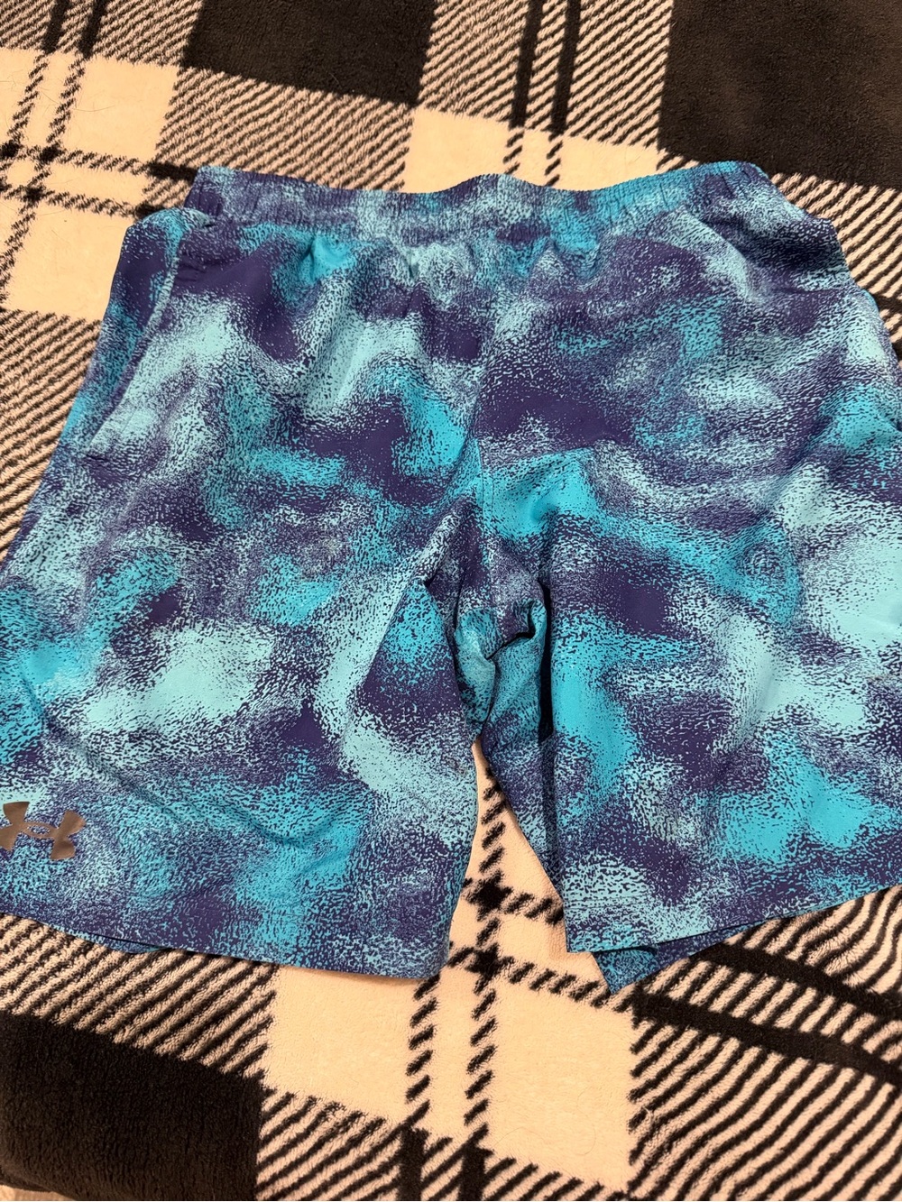 Under Armour Turquoise & Navy Performance Shorts